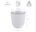 Coffret 4Tasses de thé B Nippon 170 ml TDS