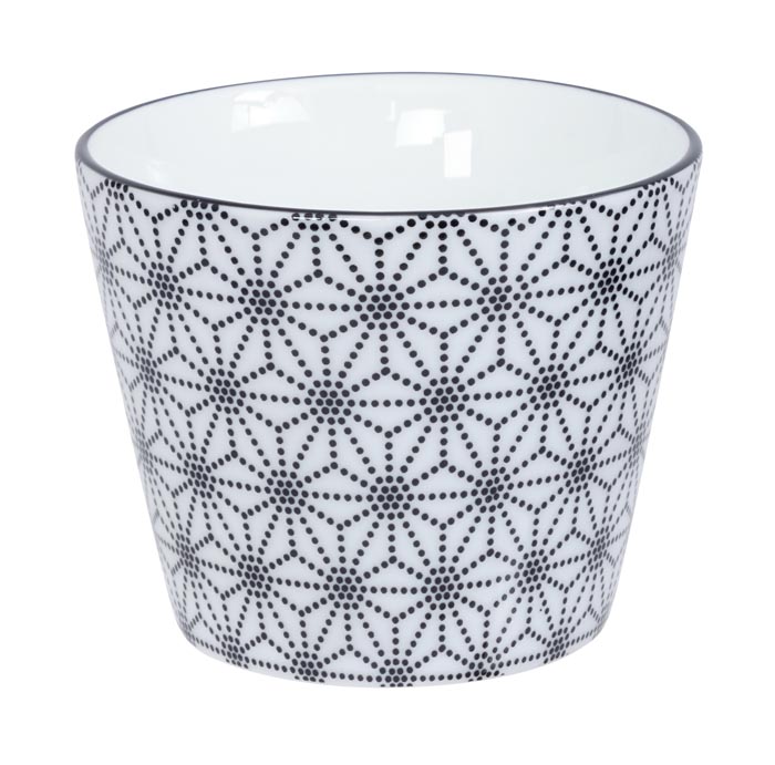 Coffret Théière 800 ml + 4 tasses Noir/Blanc TDS