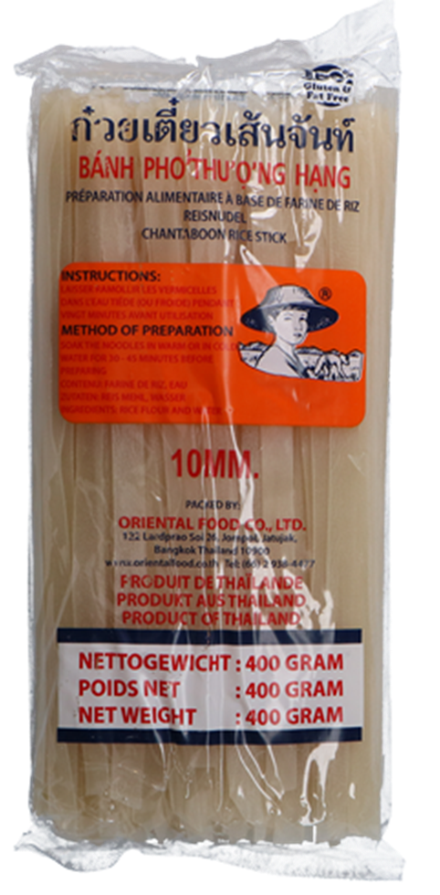 [RNF2018-105] Rice Stick 10mm - Straight 400 Gr FARMER