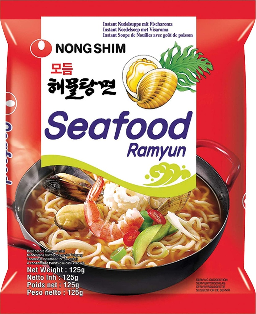 [RNF2018-133] Instant Noodle Hamultang Seafood Ramyun 125 Gr NONGSHIM