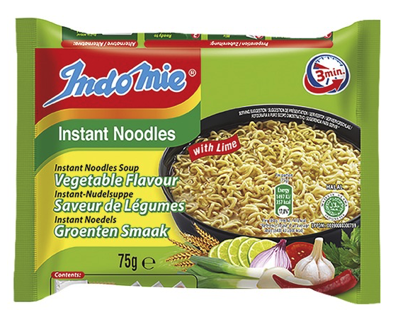 [RNF2018-138] Instant Noodle Soup Vegetarian 75 Gr INDOMIE