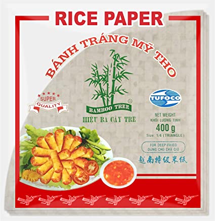 Rice Paper Triangle (Deep-Fry) 400 Gr. BAMBOO TREE