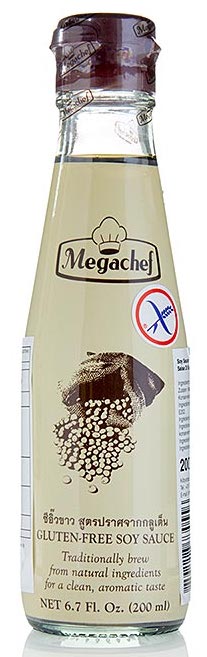 [AS2018-024] Soy Sauce Gluten Free 200 Ml MEGACHEF
