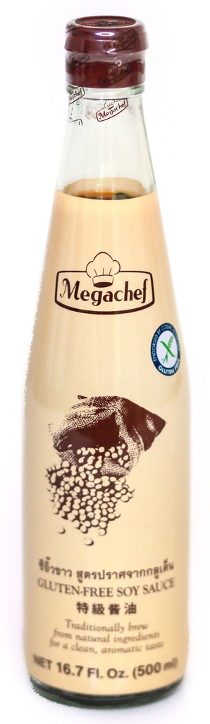 [AS2018-025] Soy Sauce Gluten Free 500 Ml MEGACHEF