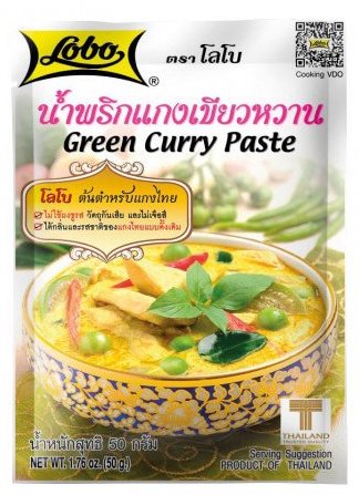 [AS2018-037] Green Curry Paste 50 Gr LOBO
