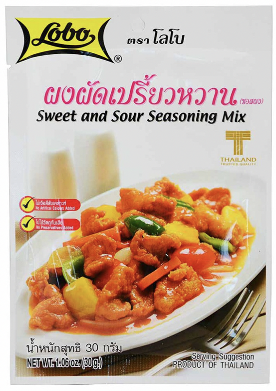 Sweet & Sour Seasonng Mix 30 Gr LOBO