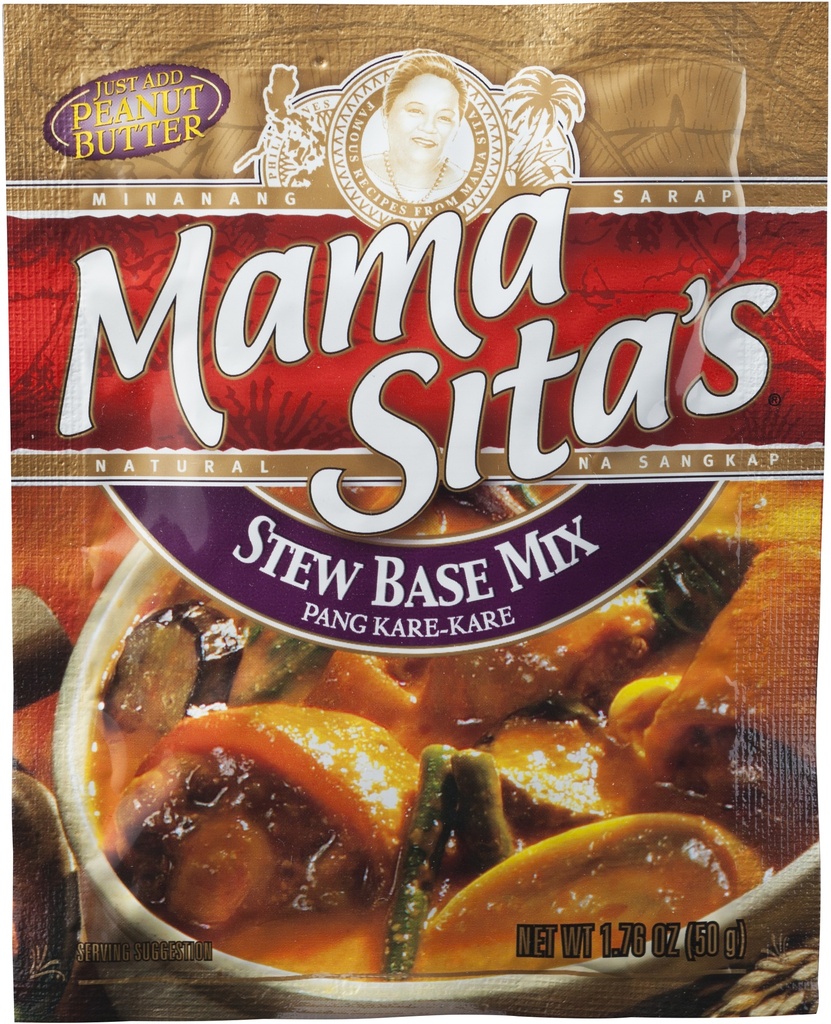[AS2018-71] Stew Base Mix Pang Kare Kare 50 Gr MAMA SITA'S