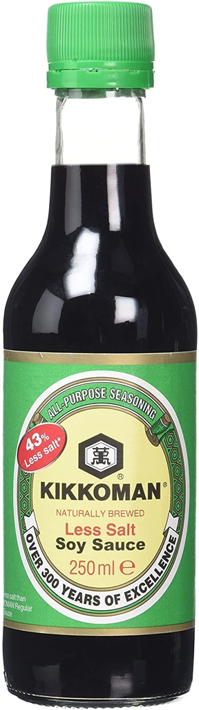 [AS2018-075] Soy Sauce Less Salt 250 Ml KIKKOMAN