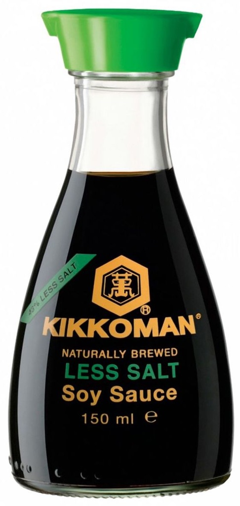 [AS2018-076] Soy Sauce (Dispenser) Less Salt 150 Ml KIKKOMAN