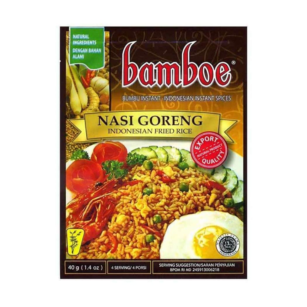 [AS2018-103] Nasi Goreng Fried Rice 40 Gr BAMBOE