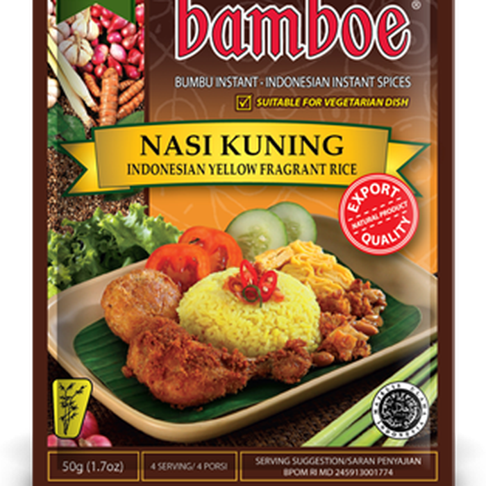 [AS2018-106] Nasi Kuning 40 Gr BAMBOE