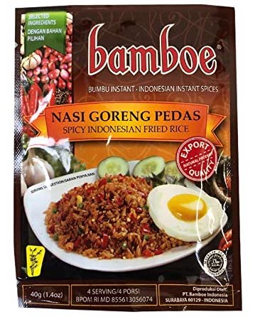 [AS2018-109] Nasi Goreng Pedas 40 Gr BAMBOE