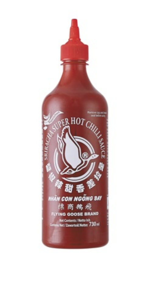 [AS2018-183] Sriracha Chilli Sauce Extra Hot 730 Ml FLYING GOOSE