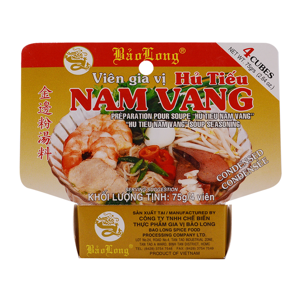 [AS2018-210] Hu Tieu Nam Vang Soup Seasoning 75 Gr BAO LONG