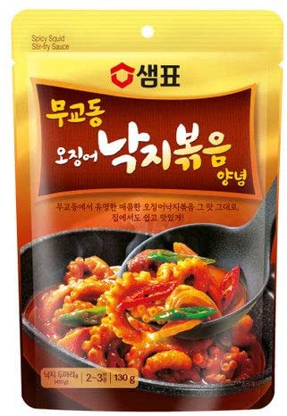 [AS2018-216] Stir Fry Sauce Spicy Squid 130 Gr SEMPIO
