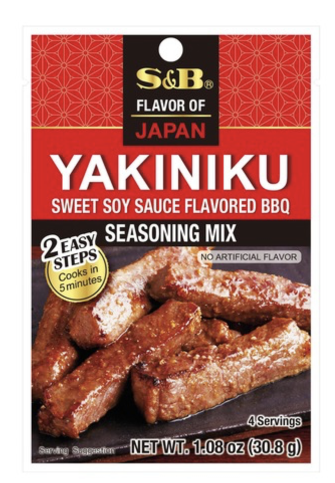 Mélange d'assaisonnement Yakiniku 30,8 Gr S&B