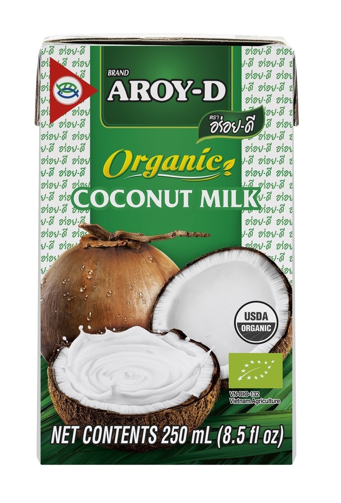 [CN1979-045] Coconut Milk ORGANIC 250 Ml AROY-D