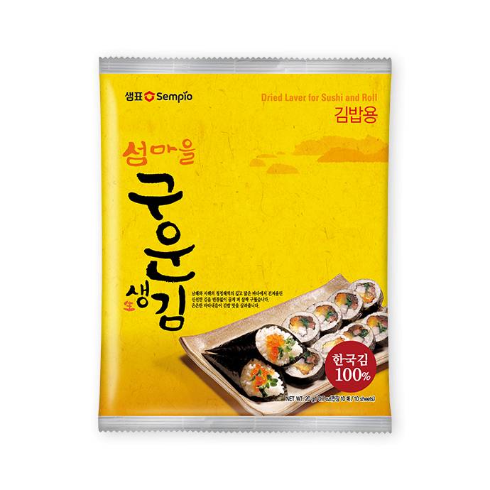 [PS2019-006] Roasted Seaweed Sushi-Nori (10Sheet) 20 Gr SEMPIO