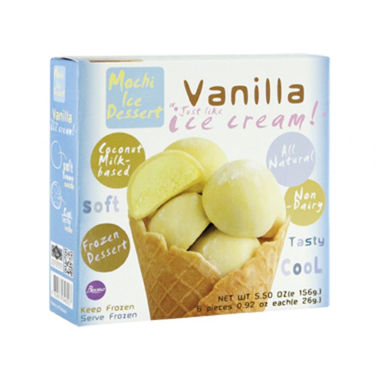 Mochi Ice with Vanilla Flavours 156 Gr BUONO
