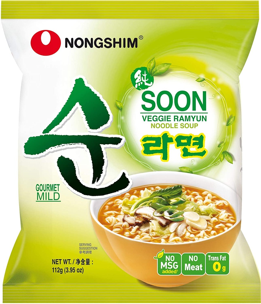 Instant Noodles Veggie Soon 112 NONGSHIM