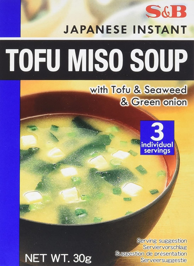 [PS2019-012] Instant Tofu Miso Soup 30 Gr S&B
