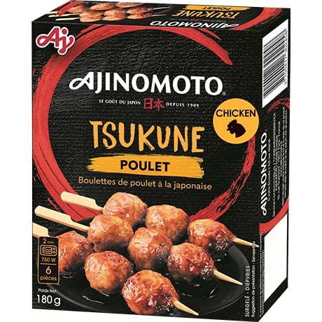 Boulettes de Poulet Tsukune 6 Pcs 180 Gr AJINOMOTO