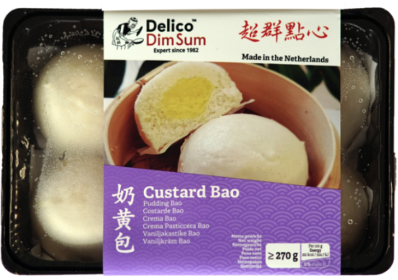 Custard Bun 6 pcs. <-18°C 270 Gr DELICO