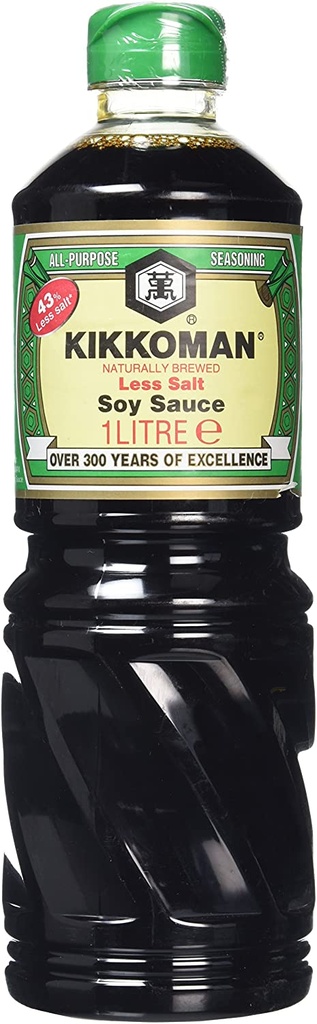 Soy Sauce Less Salt 975 Ml KIKKOMAN