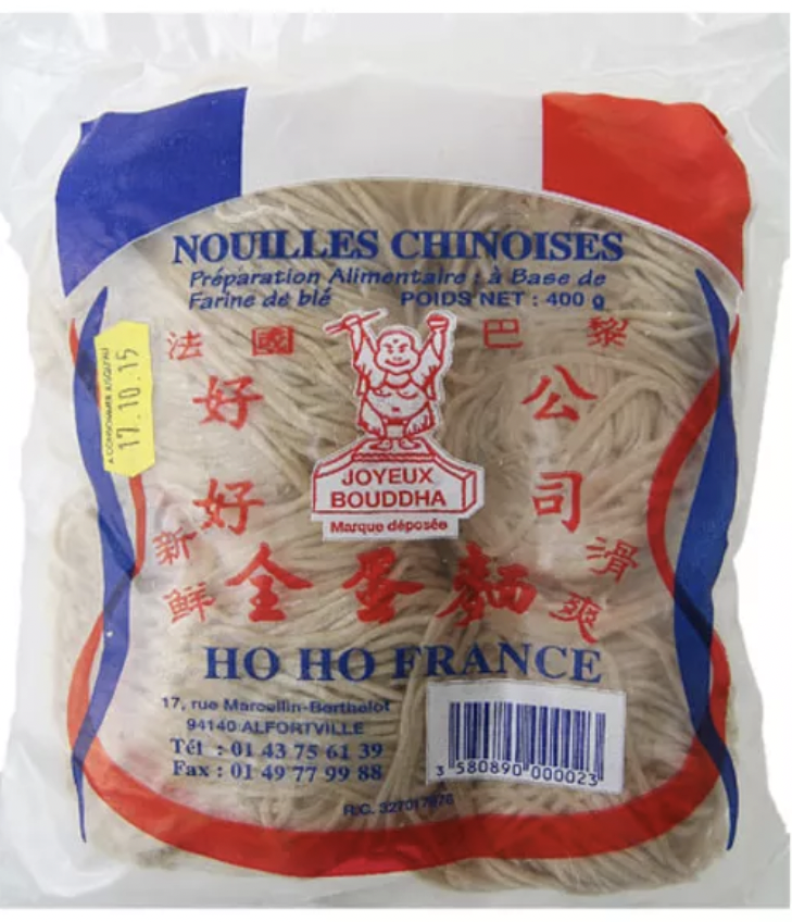 [SG2020-092] Nouille Wonton Chinoise Frais P 400 Gr HO HO