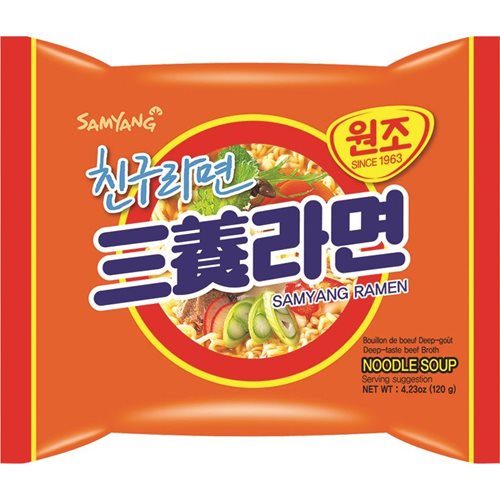 [RNF2018-186] Inst. Noodle Beef & Ham Flav. (Ramen) 120 Gr SAMYANG