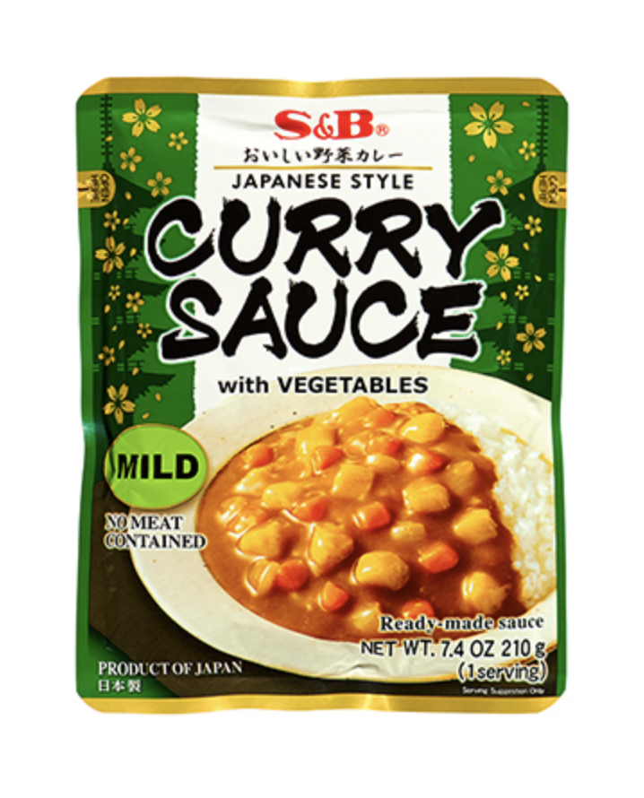 [AS2018-283] Sauce curry aux lég. douce 205 Ml S&B