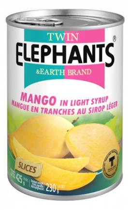 [CN1979-040] Fruit mangue en tranche 425 Gr TWIN ELEPHANTS
