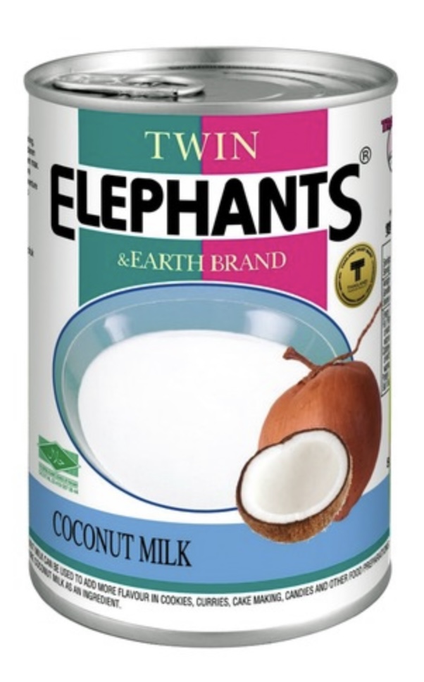 Lait de Coco 19% 400Ml TWIN ELEPHANTS 