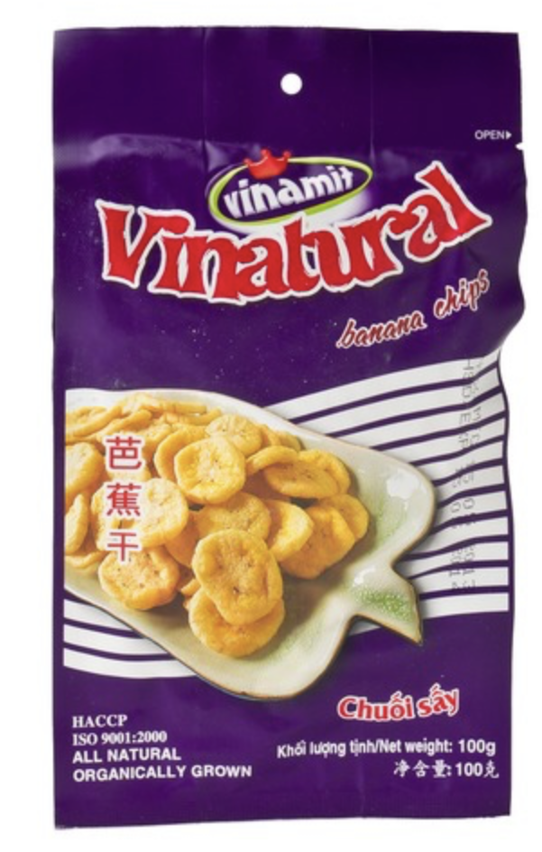 [CS2020-053] Banane en Tranche Séchée 100 Gr VINAMIT