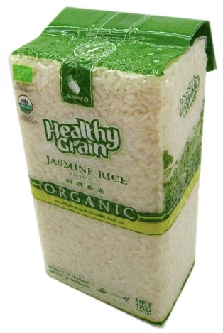 [RNF2018-195] Organic* White Jasmine Rice 1 Kg SAWAT D 