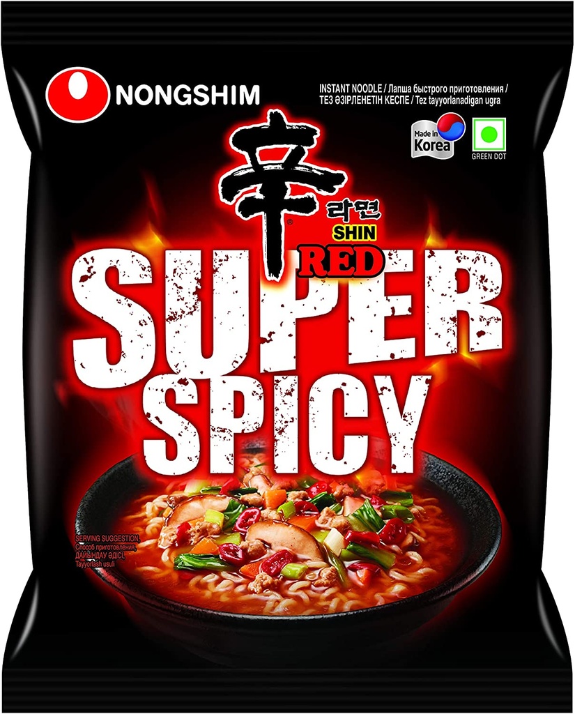 Instant Noodle Noodle Red Shin Ramyun 120 Gr NONGSHIM