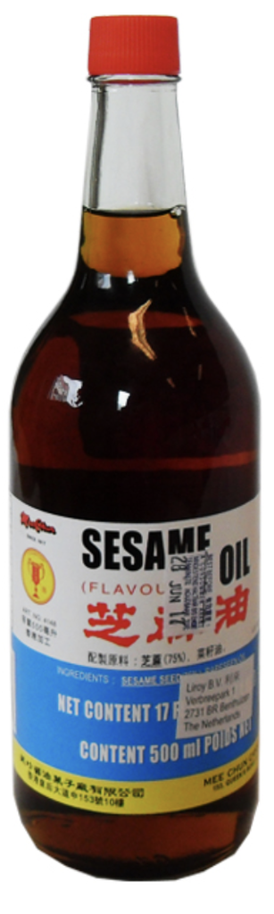 [AS2018-323] Sesame Flavoured Oil 500 Ml MEE CHUN