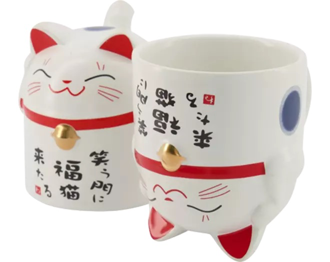Mug chat porte-bonheur Kawaii Giftbox (350 ml) TDS