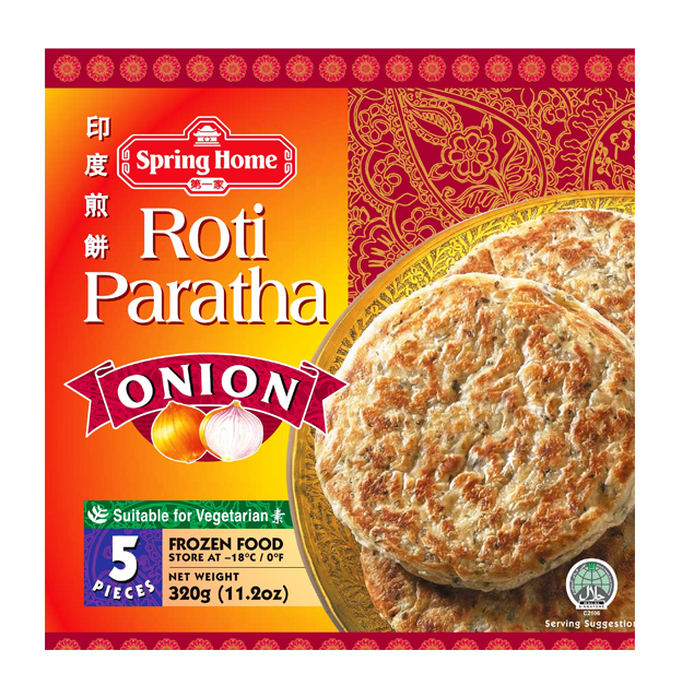 [SG2020-118] Paratha Oignons <-18°C 325 Gr (5 PCS/ST) SPRING HOME