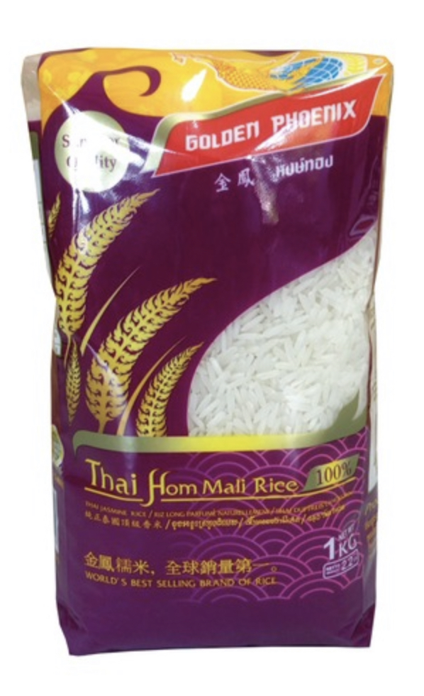 [RNF2018-209] Thai Jasmine Rice (Fragrant Rice) 1 Kg GOLDEN PHOENIX