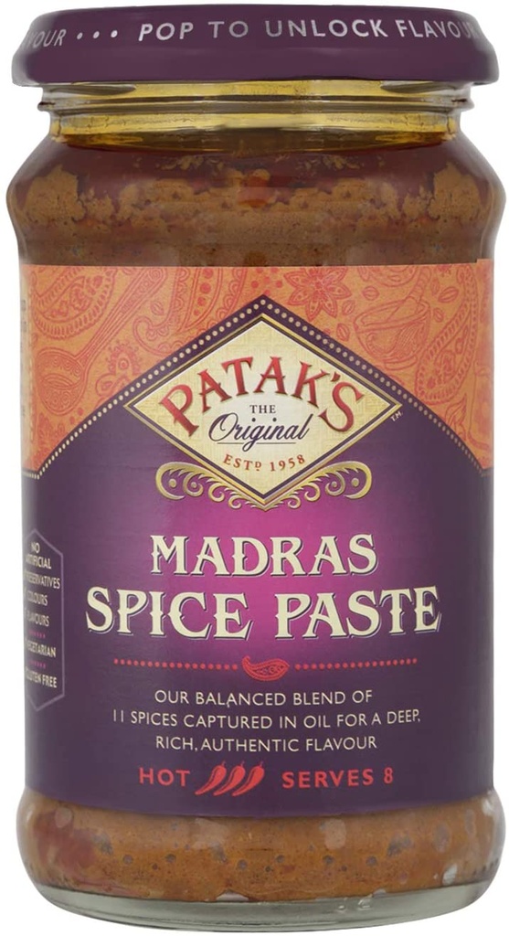 Madras Paste 250 Ml PATAK’S