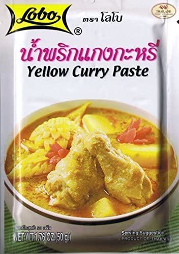 [AS2018-338] Yellow Curry Paste 50 Gr LOBO