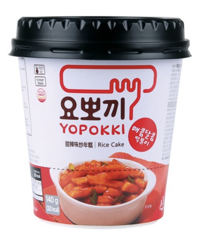 [RNF2018-215] Topokki Sucré & Épicé (Gâteau de Riz) 140 Gr YOPOKKI