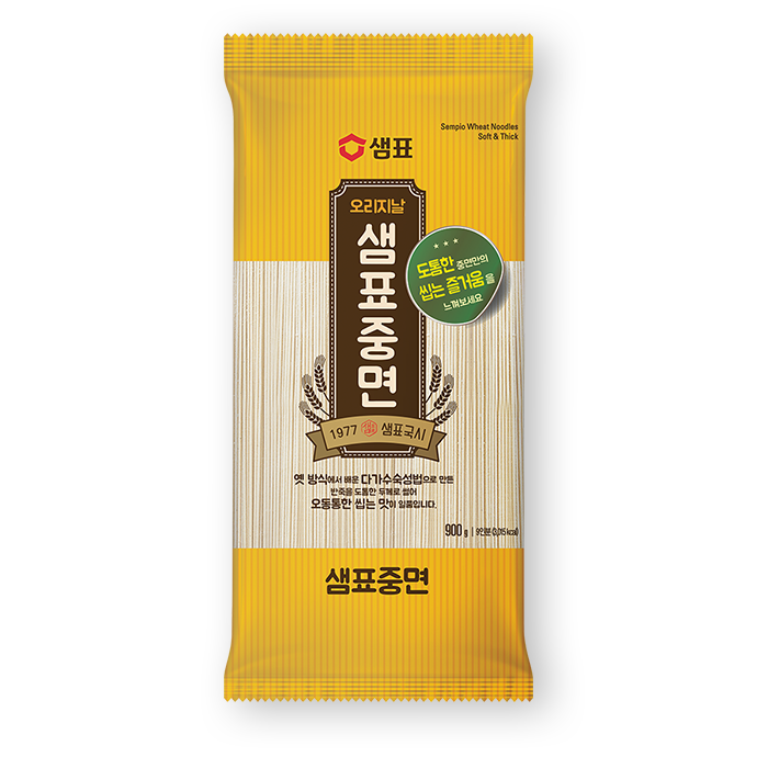 [RNF2018-222] Jungmyun Wheat Noodles Soft & Thick 900 Gr SEMPIO