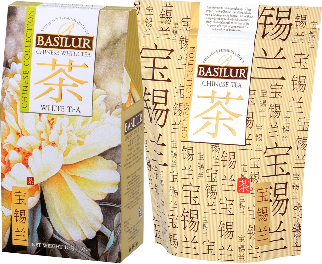 [BL2013-111] Chinese col. White tea 100 Gr BASILUR