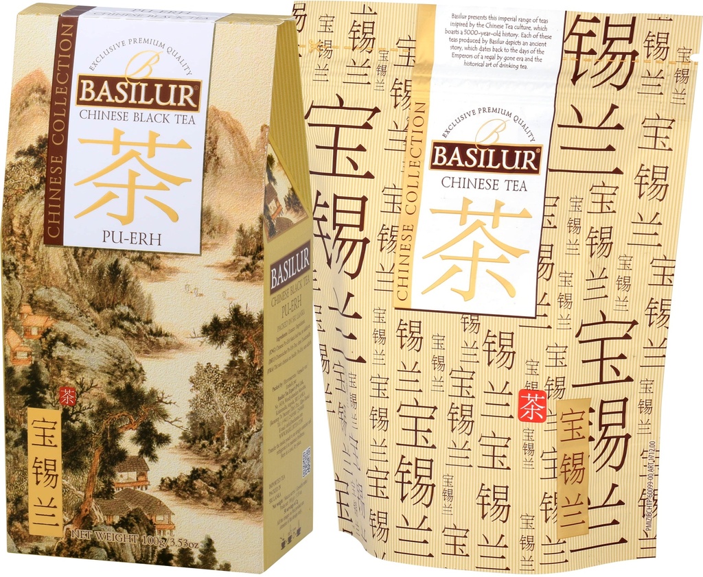 [BL2013-113] Chinese col. Pu- Erh 100 Gr BASILUR