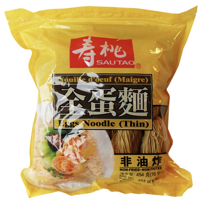 [RNF2018-234] Egg Noodles - Thin 454 Gr SAU TAO