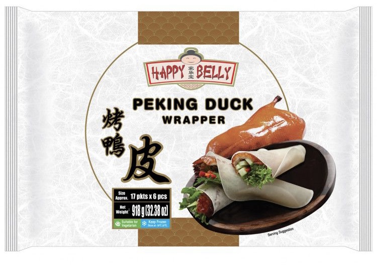 [SG2020-140] Peking Duck Wrapper 918 Gr HAPPY BELLY 