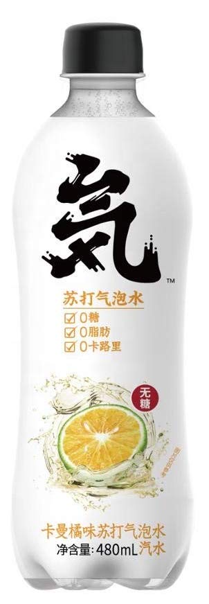 [BL2013-026] Sparkling Water Citrus 480 Ml GENKI FOREST 