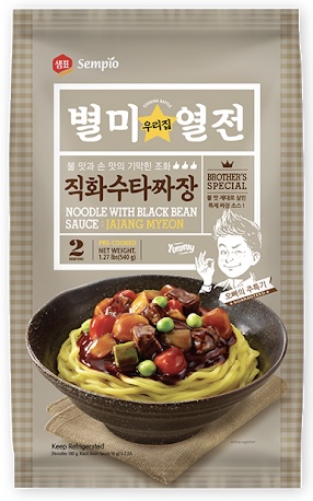 [RNF2018-240] Noodles & Black Bean Sauce (Jajangmyun) 342 Gr SEMPIO